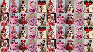 💃Baby Girl Birthday Cake Designs/Minnie Mouse Cake Design/Mickey Mouse Cake Design/Minne Mouse/Kek
