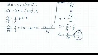 O primeiro e o terceiro termos de uma PA (an) são: a1 = 1/3 e a3 = 11/15 - Profº Wellington Silva