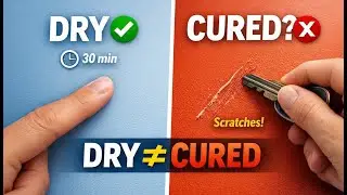 Paint Dry vs Cure