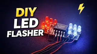 Make Your Own LED Flasher Circuit at Home | TL494 IC Project