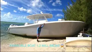 😱Invincible Boat Broken 30 Miles, Crossing Miami to Bimini Bahamas, Part 1