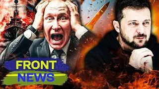 💥SUPER MISSILE STRIKE ON RUSSIA! TOTAL DEFEAT AT SEA: PUTIN&rsquo;S TANKERS TORN TO PIECES! | FRONT NEWS