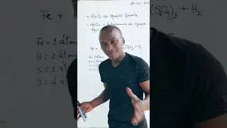 ACERTO DE EQUAÇÃO QUÍMICA-MÉTODO DE TENTATIVA.