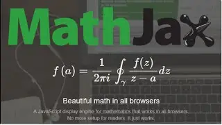 Mathjax tutorials part   01