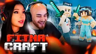 😱FAUSTKAMPF GEGEN MARLI In FITNACRAFT🥷🏾👀..!! mit Ali, Repaz, Kuba & Co!