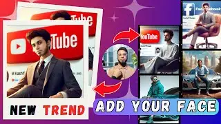 Add YOUR FACE on AI Trending Images 🔥 | Bing image creator tutorial FREE | Ai Portraits Trend 2024