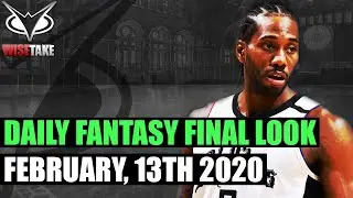 2/13 NBA DFS Picks | NBA Daily Fantasy Sports Final Look | NBA DraftKings & FanDuel