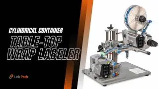 Tabletop Wrap Labeler by Link Pack &ndash; Efficient. Accurate. Compact