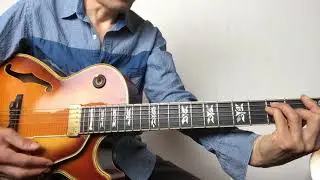 Moon River - Jazz Guitar Comping, 1 Chorus