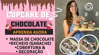 CUPCAKE DE CHOCOLATE - SIMPLES E DELICIOSO