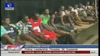 Edo Police parades 36 suspects