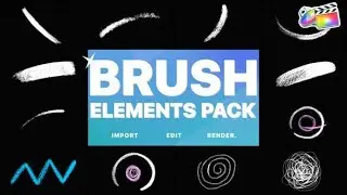 Top Apple Motion Projects: Brush Elements | FCPX