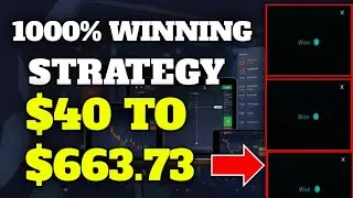 1000% выигрышная стратегия - от 40 до 1000 долларов - в торговой стратегии Deriv.com 2022