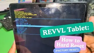 REVVL Tablet: How to Hard Reset (Factory Reset) || t mobile revvl tablet hard reset