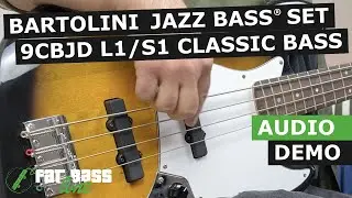 Bartolini Classic Bass 1 Dual Inline Humcancelling Jazz Bass&reg; Pickup Set Demo