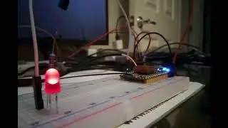 LED flashing using hardware PWM