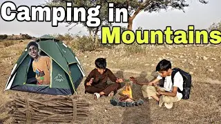 Camping in soon valley Dangerous mountains |We make noodles😋 | explore caves| Adventure With A.H