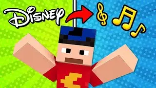 MÚSICAS DA DISNEY NO MINECRAFT | Mike no Minecraft