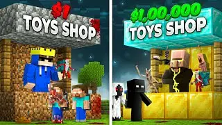Poor Vs Rich SCARY TOY Shop In Minecraft!