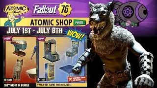 Fallout 76 - VAULT TEC GAME ROOM BUNDLE!!! Daily & Weekly Challenges // Atomic Shop Review July 1st