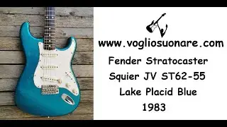 Fender Stratocaster Squier JV 1983 Lake Placid Blue st62-55