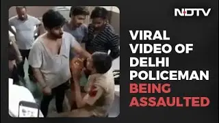 On Camera, Delhi Cop Beaten Inside Anand Vihar Police Station