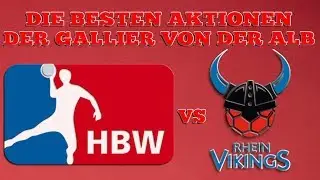 Die besten Aktionen der Gallier von der Alb aus dem Spiel gegen den HC Rhein Vikings