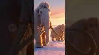 They Filmed GIANTS in the Snow?! (Incredible Footage) 🤯 #SoraV2 #Mammoth #IceAge