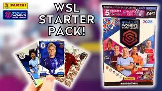 NEW WOMEN'S SUPER LEAGUE STICKER COLLECTION! | PANINI WSL 2025 STICKERS STARTER PACK OPENING!