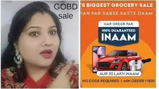 Grofers Grand orange bag days sale || Kar shopping par guaranted inaam || smart phone/car/scooty/etc