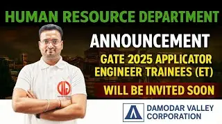 🔥 DVC Recruitment 2025 | GATE-2025 Through Engineer Trainee (ET) | Official Job Notification 🚀
