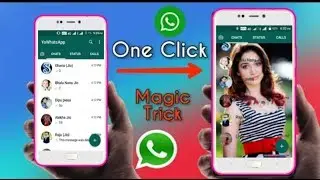 WhatsApp के Homescreen पे अपनी फोटो कैसे लगाए!  Change Whatsapp Home Screen Background