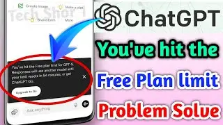 ChatGPT Fix You've hit the free plan limit Problem Solve