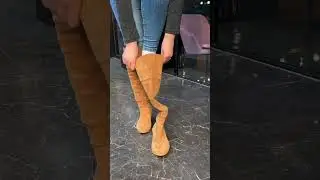 Chic suede boots for her #viralboots #trendyboots #womenboots #suedeboots