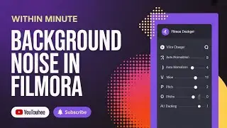 Removed Background Noise in Filmora - YouTube Videos Audio Clean Fimora 2026