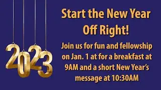 START THE NEW YEAR OF RIGHT! | ROCK SPRING CHURCH | Kearneysville WV | RSC TV