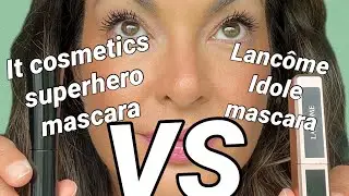Lancome Lash Idole Mascara VS IT Cosmetics Superhero Mascara - #mascara #versus