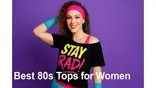 🎉 QLIPIN 90s 80s Outfit for Women 80's Theme Party Disco Shirt | Best 80s Tops for Women 🎉