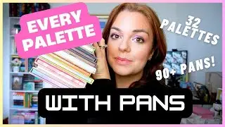 All the palettes I've hit pan on! | 90+ eyeshadows! #makeupcollection #eyeshadowcollection