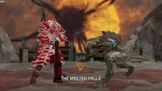 Quake Champions Gameplay Duel Ranked - THE MOLTEN FALLS - reikoblast gameplays