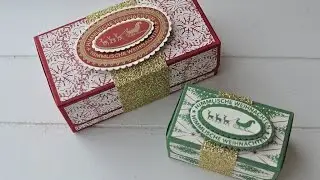 Box für Teelichte mit dem Falzbrett für Geschenktüten und Stampin' Up!