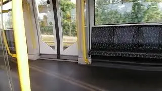 BVG Berlin H Zug Mitfahrt Linie U5 von Wuhletal bis Elsterwerdaer Platz im Sonnenuntergang