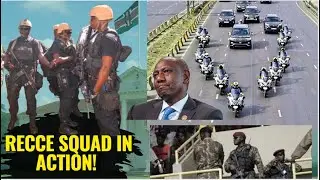 GSU RECCE SQUAD IN ACTION! No entry!! Ruto arrives at Kasarani Stadium.
