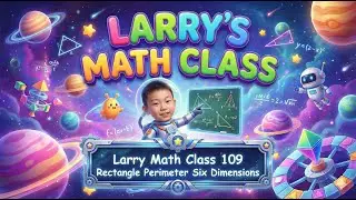 Larry Math Class 109 | Rectangle Perimeter Six Dimensions
