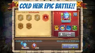 Castle Clash Cold Heir Epic Battle