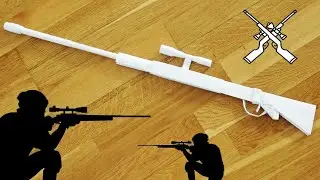 How to Make a Paper Rifle | Homemade Paper Guns