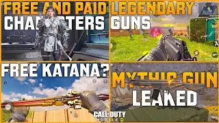 CodMobile Season 2 & 3 Beta Test Leaks | New Mythic & Legendary Gun Gameplay & Characters Leaked!! 