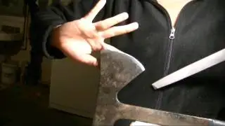 Papinator's Amature Axe Repair Day