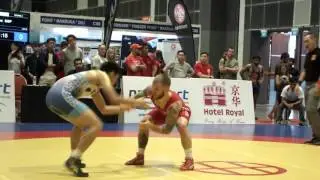 2016 Commonwealth Wrestling Championships | Men's Wales vs. Singapore