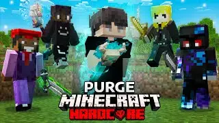 100 Players Simulate Minecraft's Deadliest Purge!